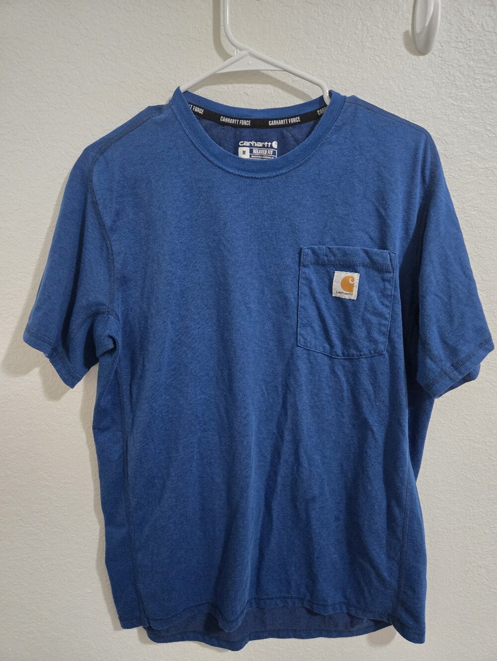 Carhartt | Blue Short-Sleeve Pocket Tee